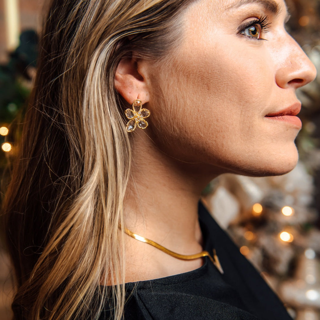 Wells Floral Earrings