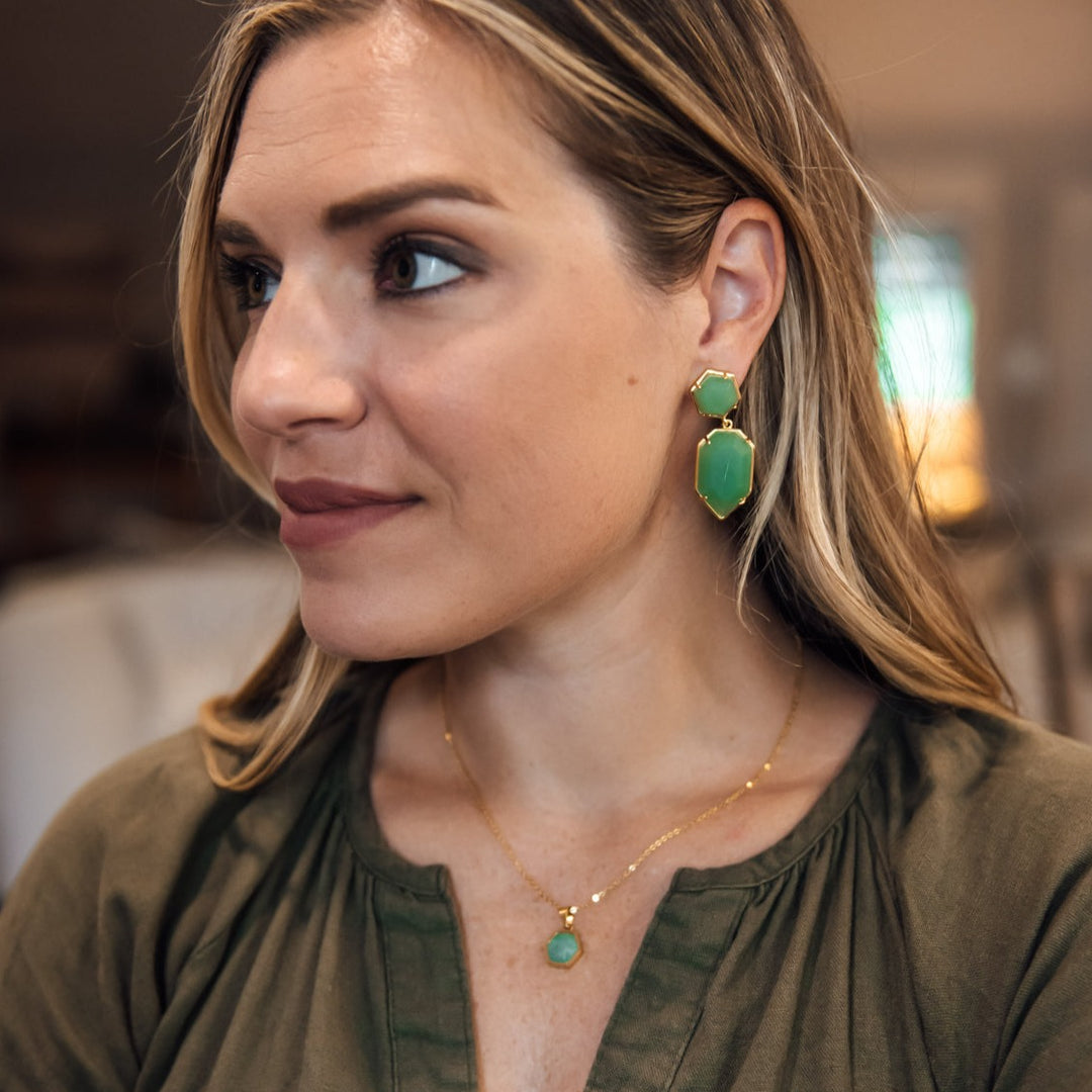 Sarro Necklace in Aventurine