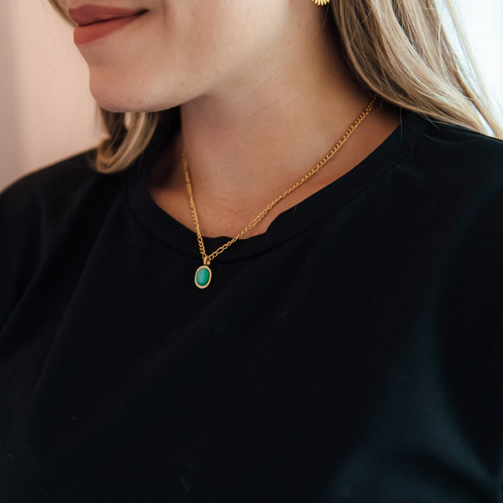 Sarro Necklace in Amazonite