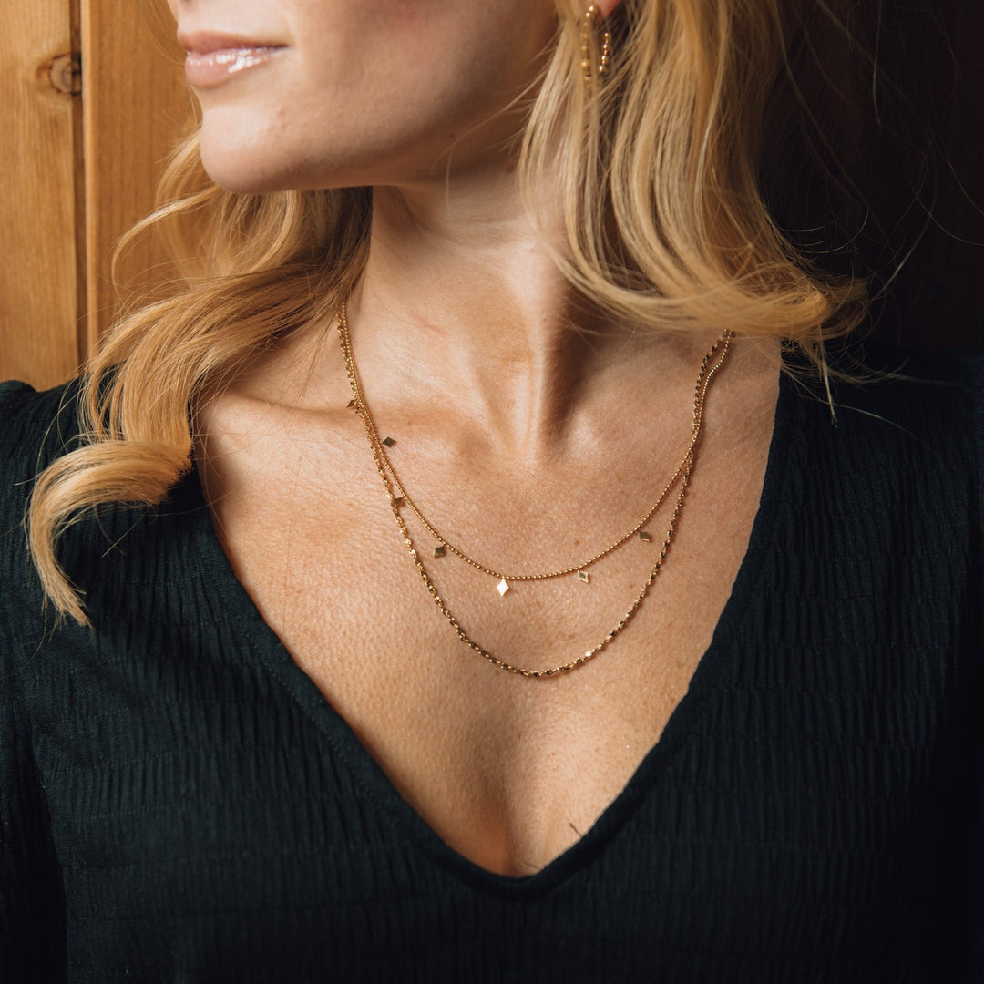 Lilac Layered Necklace