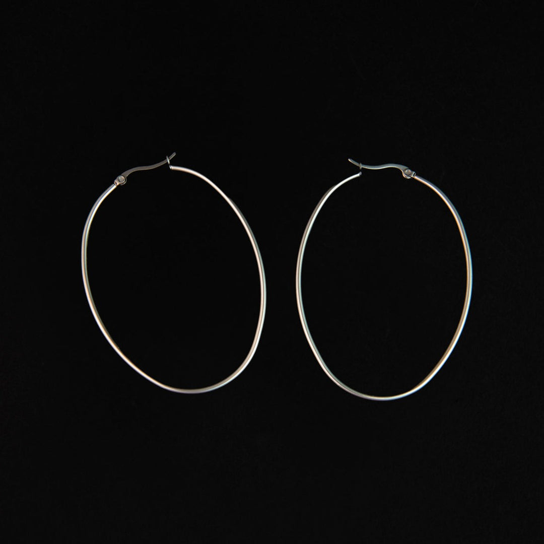 Classic Raven Earrings in Silver