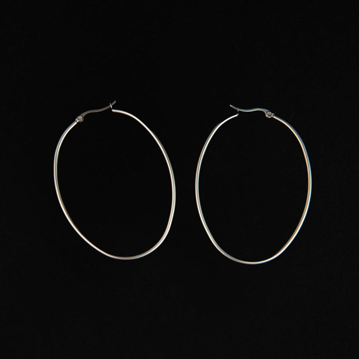 Classic Raven Earrings in Silver