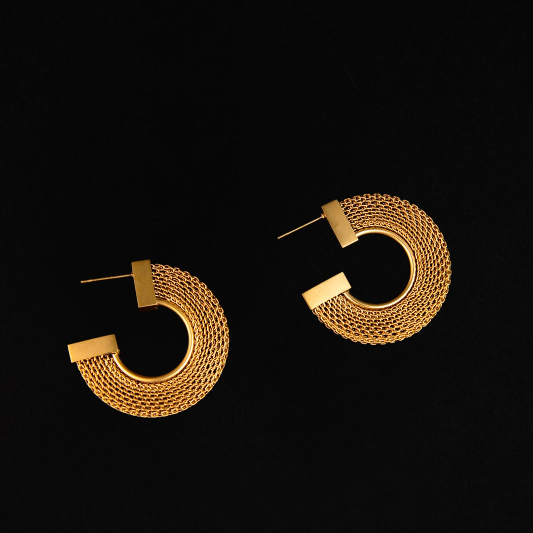 Holly Hoop Earrings
