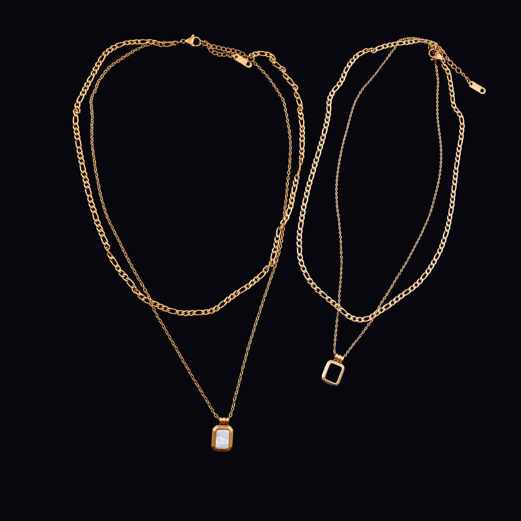 Megan Necklace in White