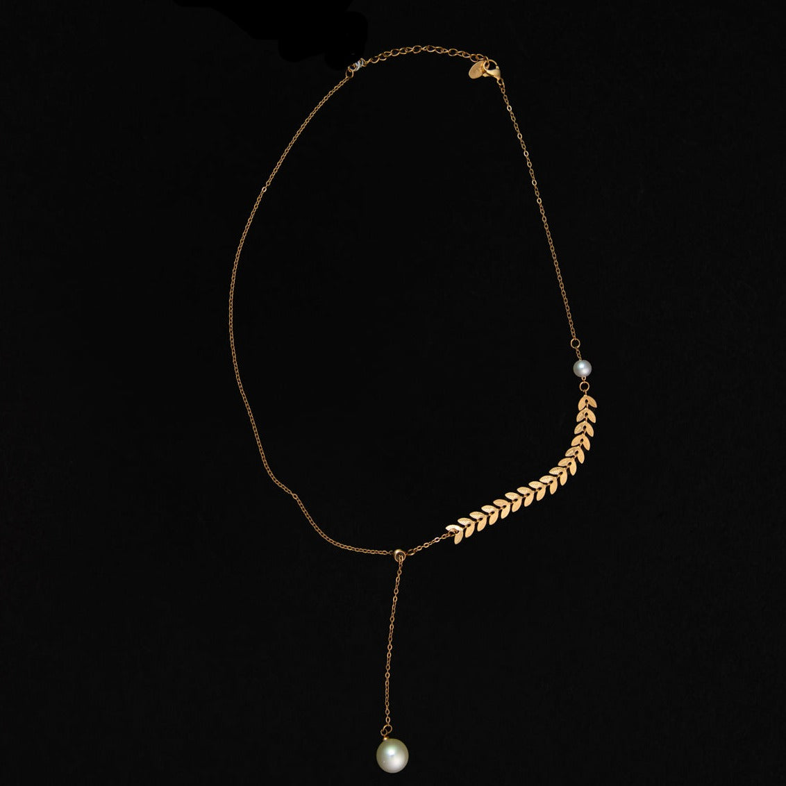 Laurel Lariat Necklace