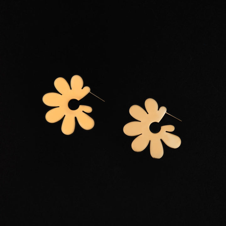 Daisy  Hoop Earrings