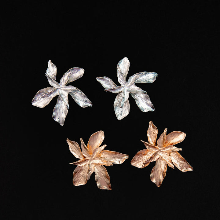 Poinsettia Earrings