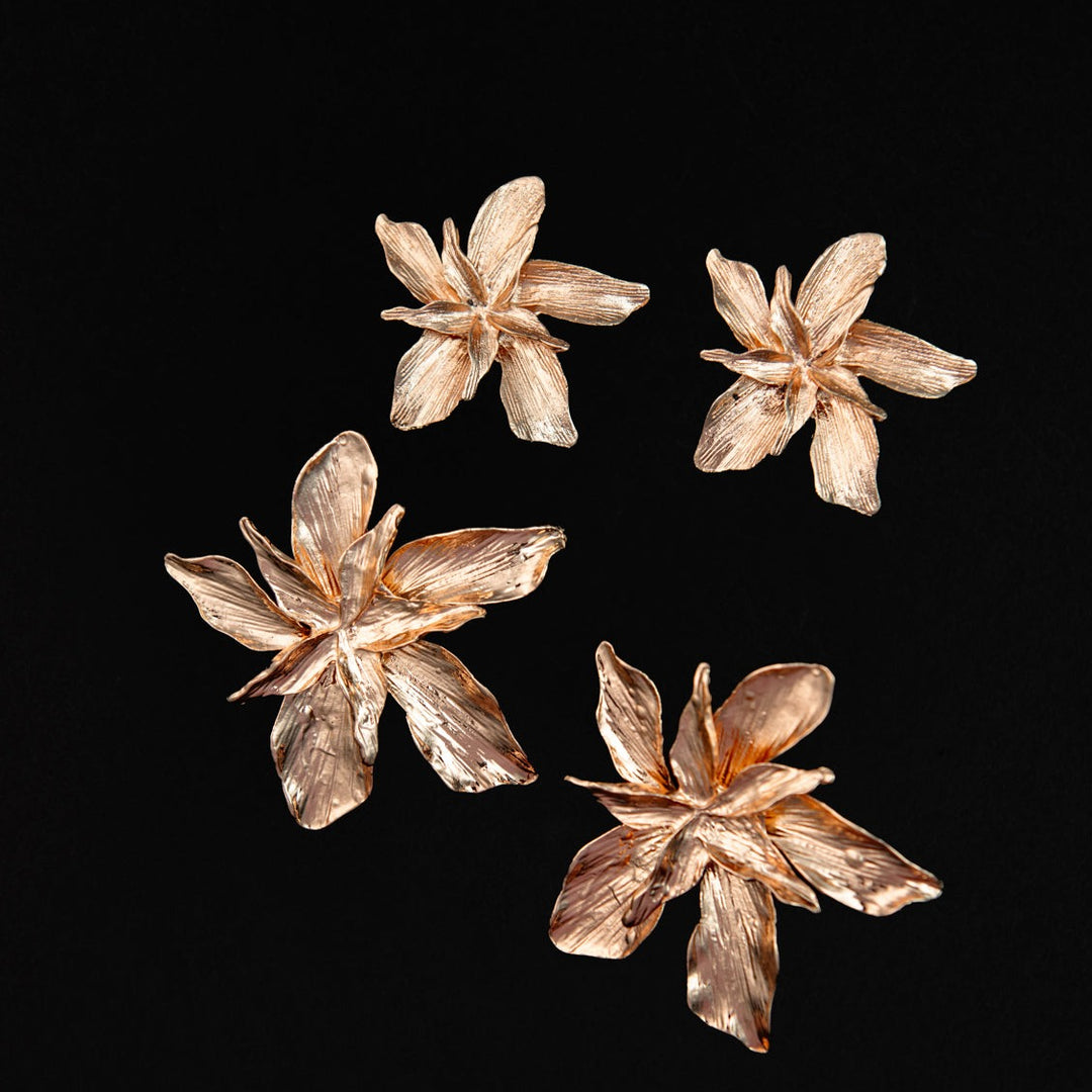Poinsettia Earrings