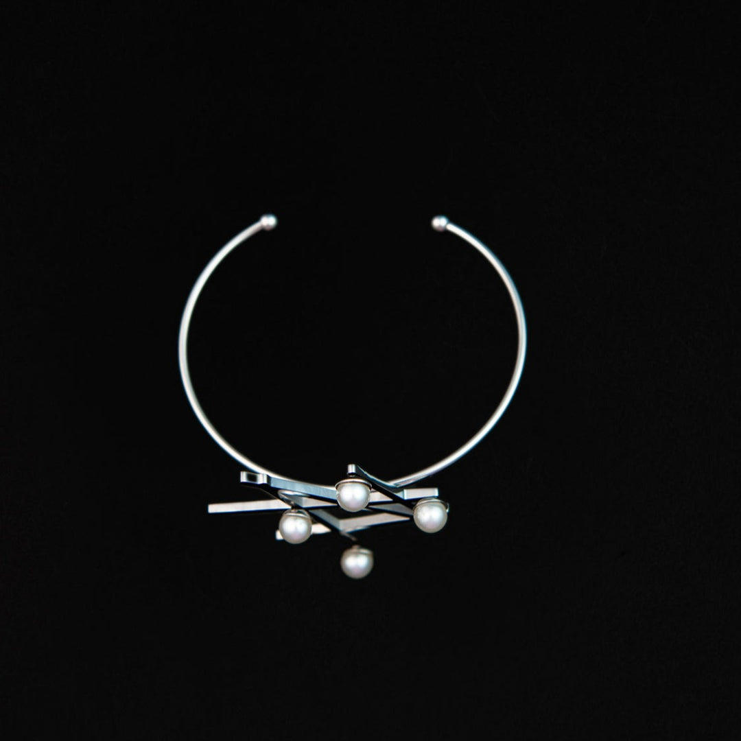 Aspen Cuff Bracelet in Silver