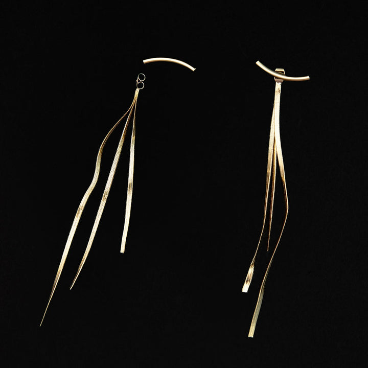 Tinsel Tassel Earrings