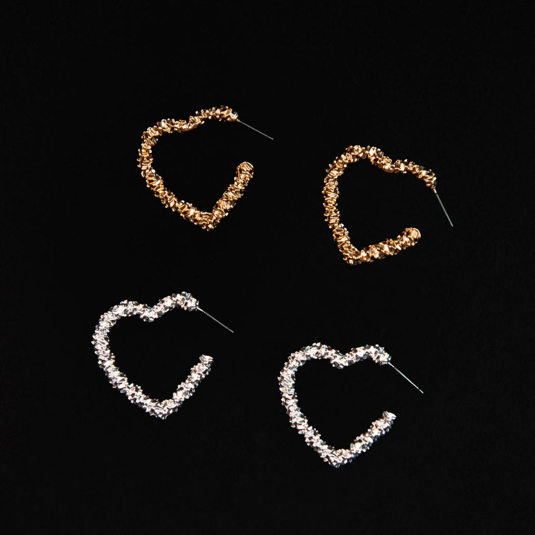 Amour Earrings in Silver