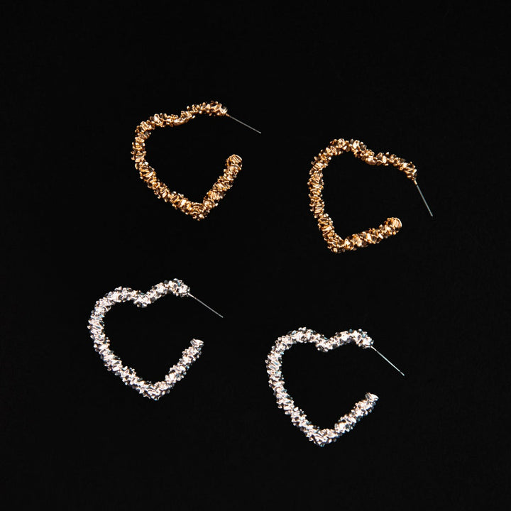 Amour Earrings in Silver