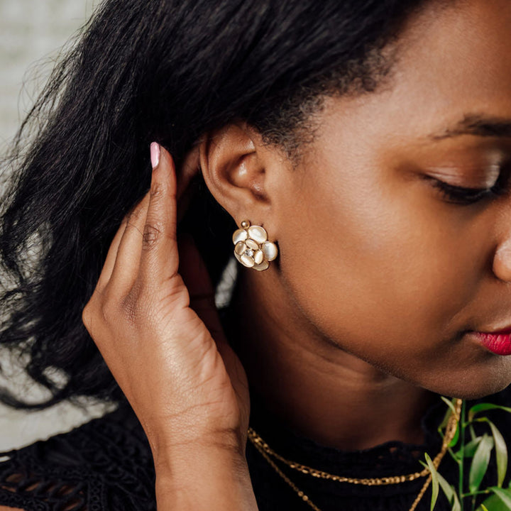 Paige Floral Studs
