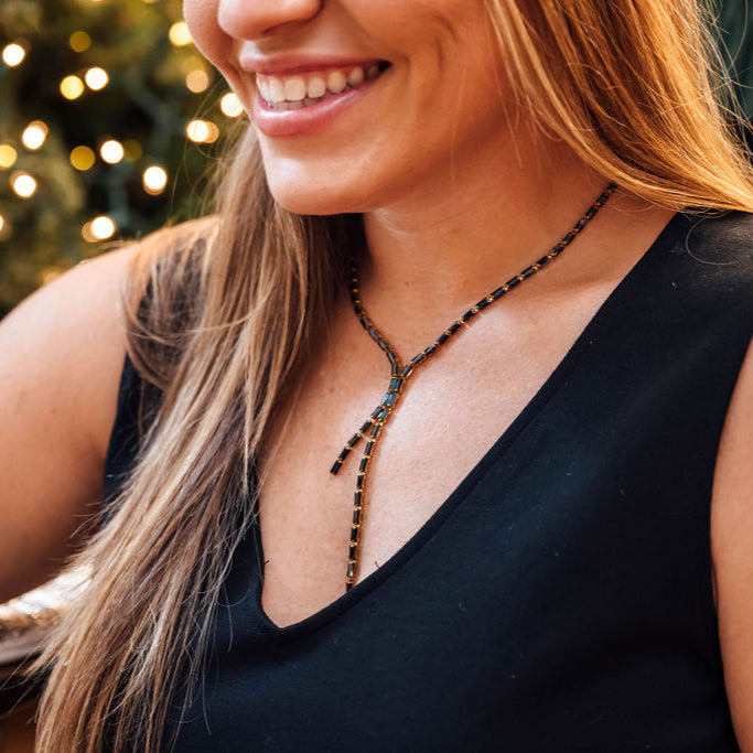 Kelce Necklace in Black