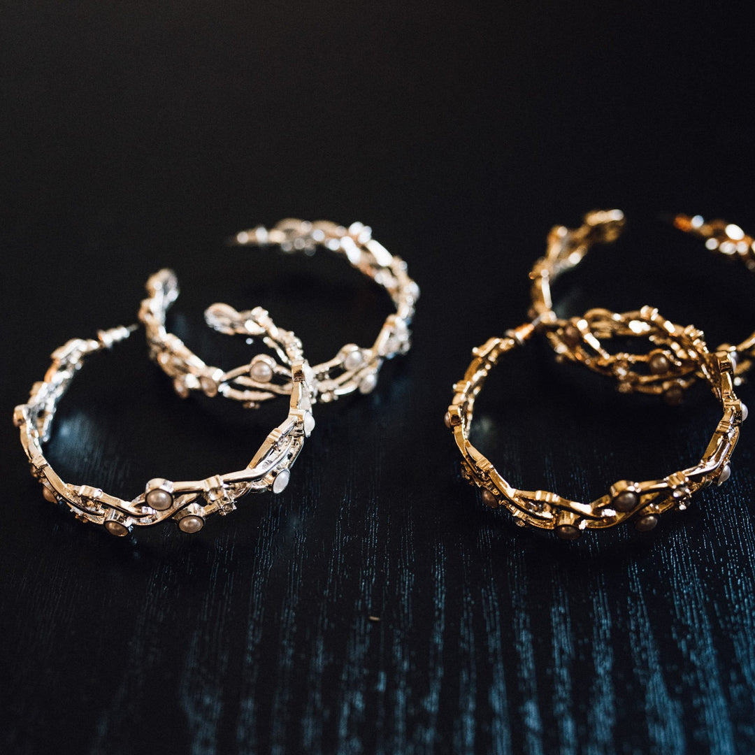 Charlotte Earrings in Silver