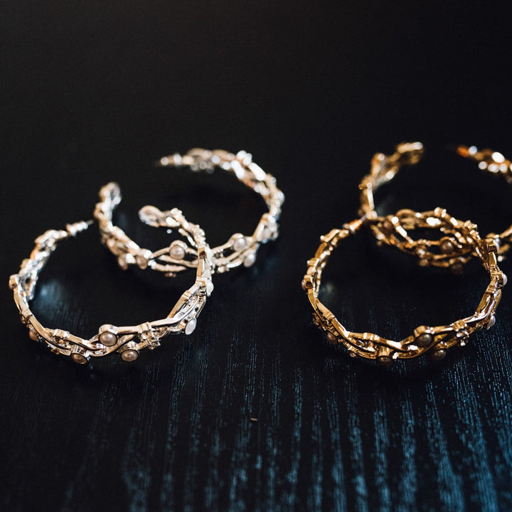 Charlotte Earrings in Silver