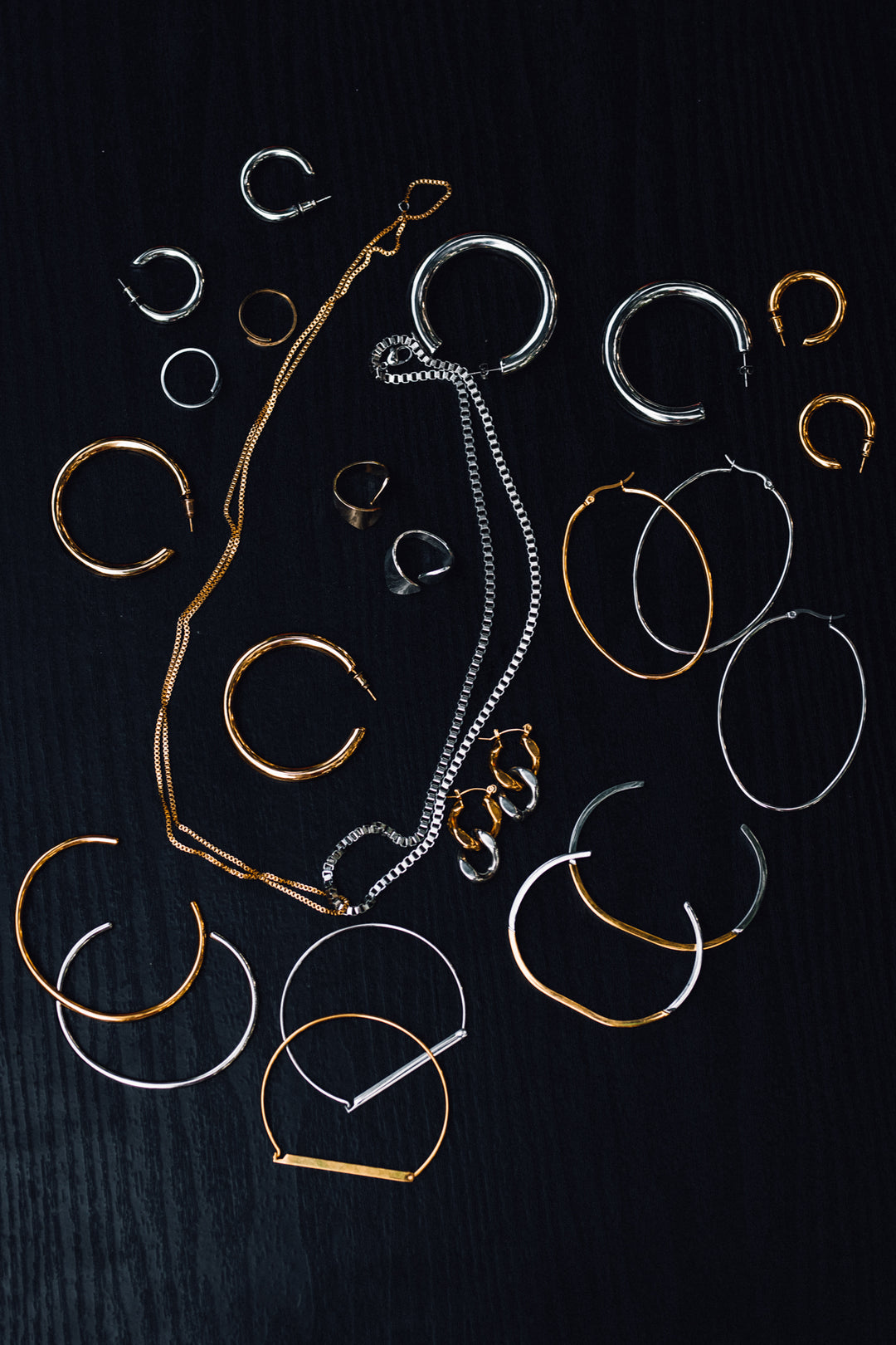 Mini Classic James Earrings in Silver