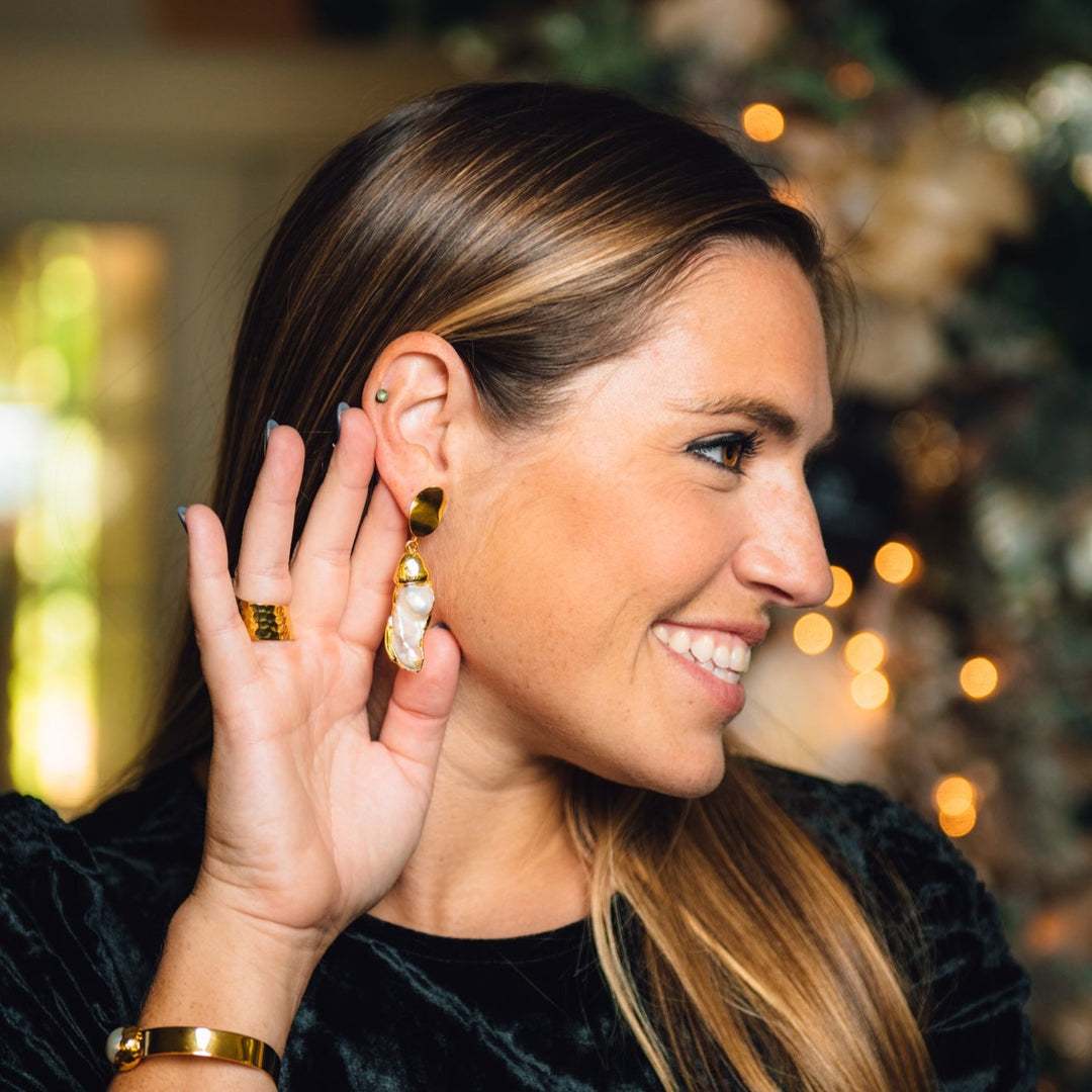 Baroque Pearl Earrings