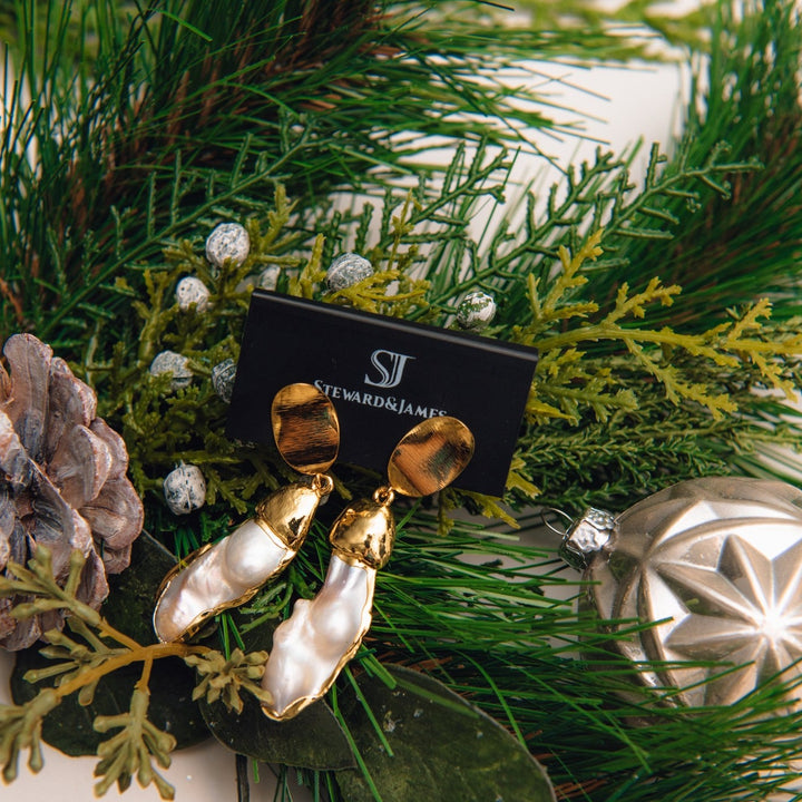 Baroque Pearl Earrings