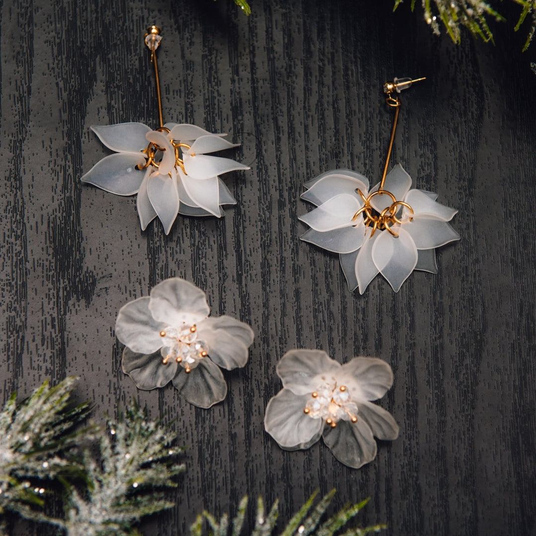 Snow Flower Earrings