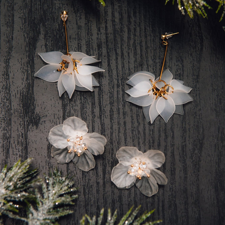 Snow Flower Earrings