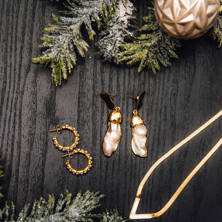 Baroque Pearl Earrings