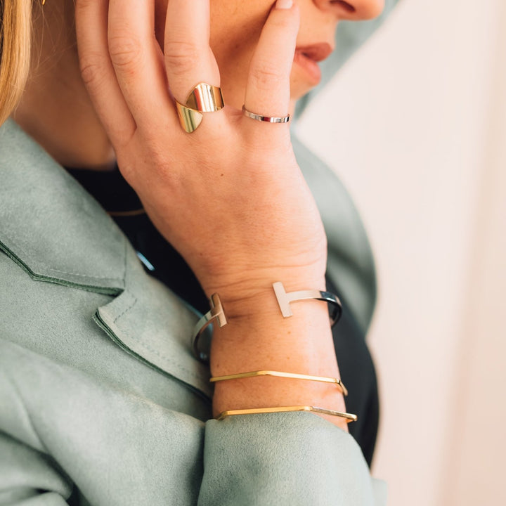 Claudia Cuff in Silver
