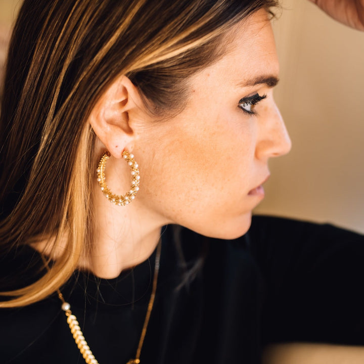 Hailie Hoop Earrings