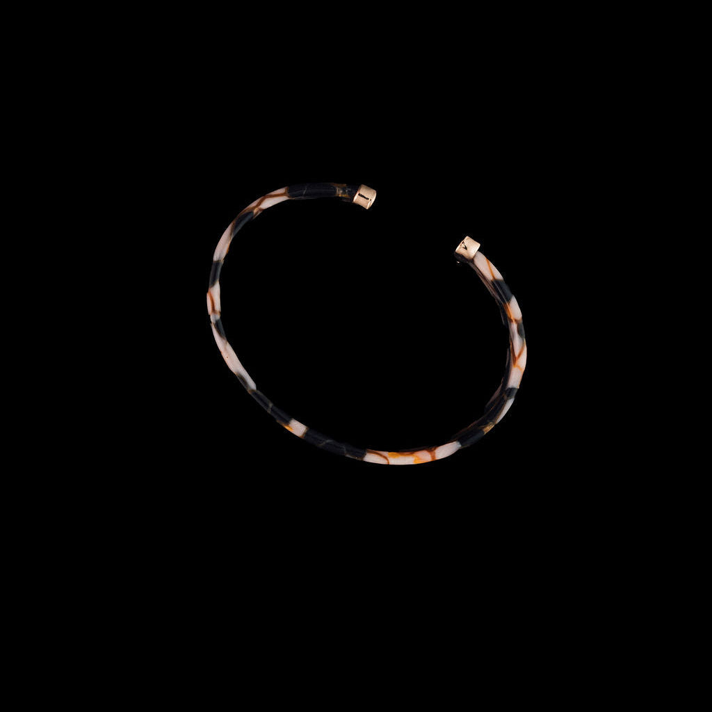 Azalea Acetate Cuff-Brown