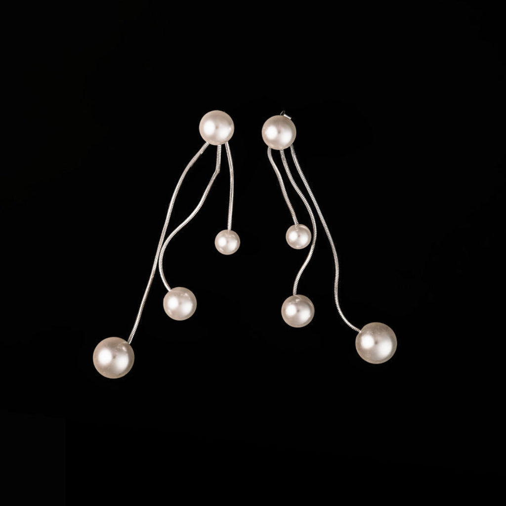 Camille Earrings in Silver