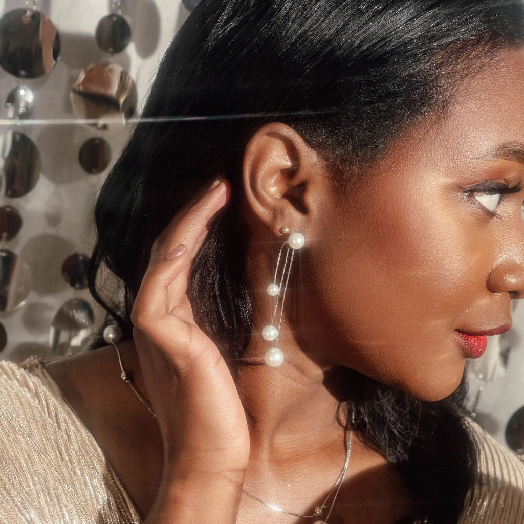 Camille Earrings in Silver