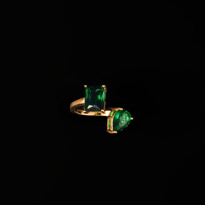 Cypress Ring in Emerald