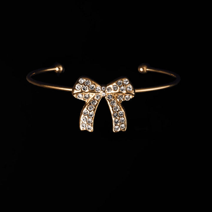 Disco Bow Cuff Bracelet