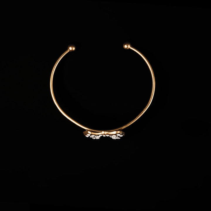 Disco Bow Cuff Bracelet