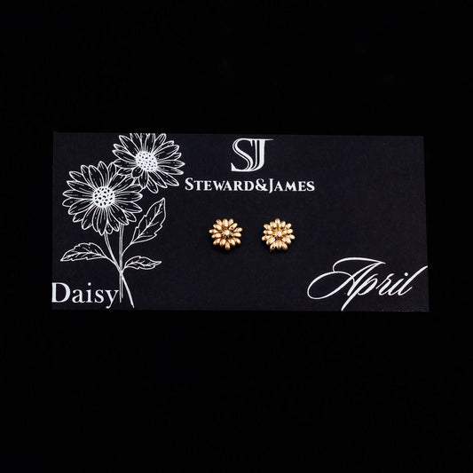 Daisy Micro Stud Earrings- April