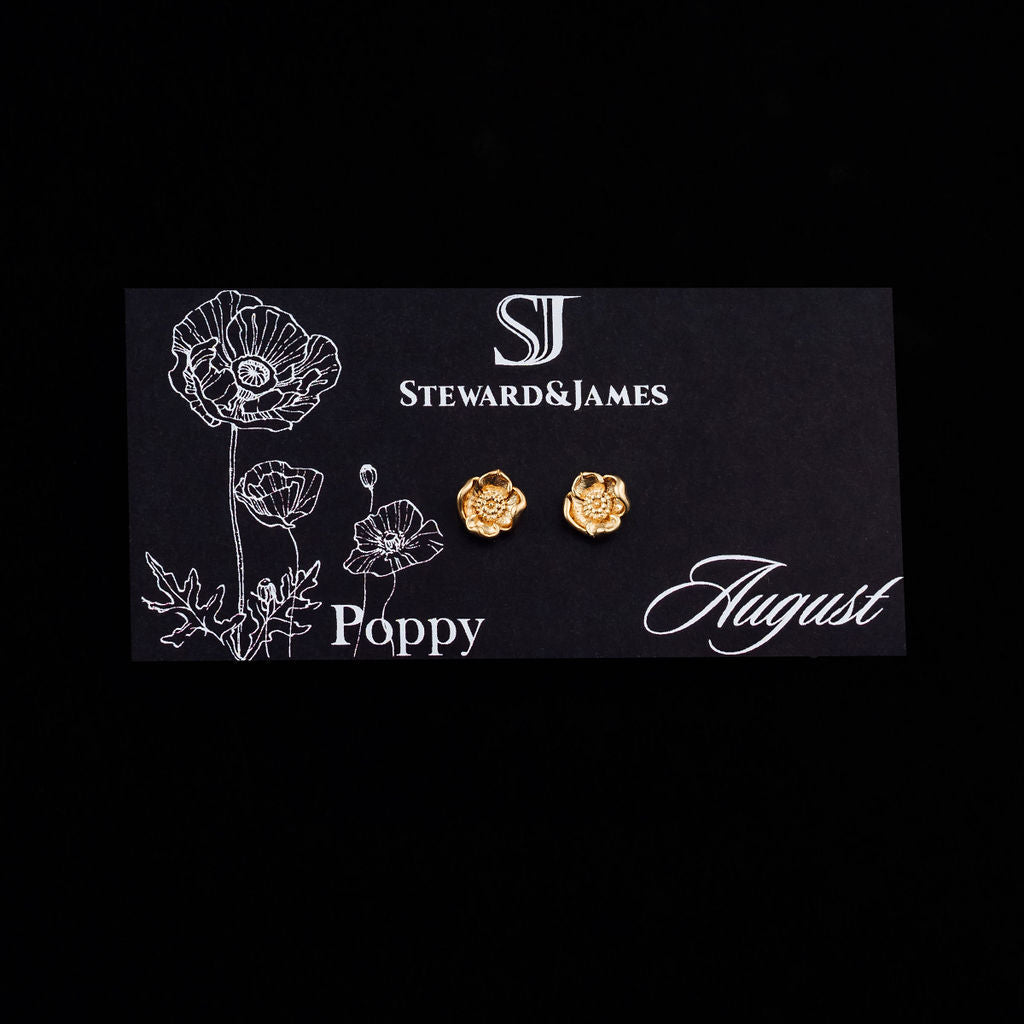 Poppy Micro Stud Earrings- August