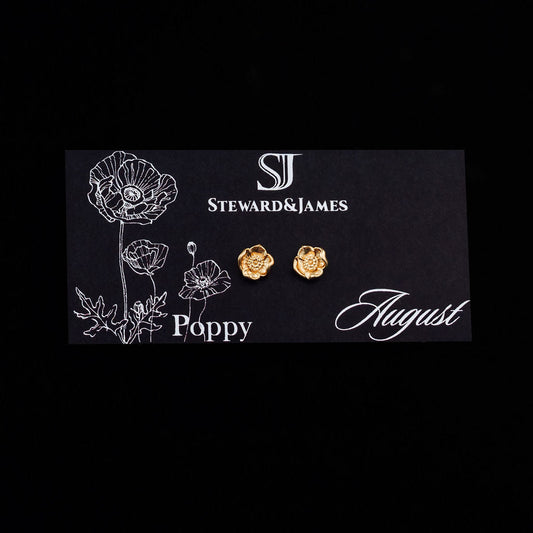 Poppy Micro Stud Earrings- August