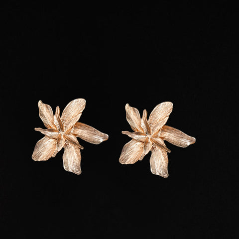 Petite Poinsettia Earrings