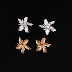 Petite Lily Earrings in Silver