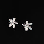 Petite Lily Earrings in Silver