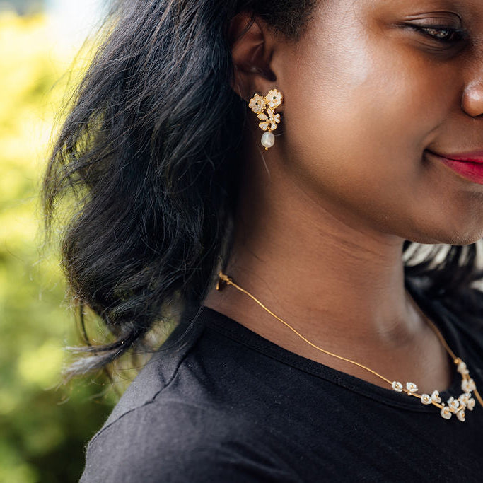 Orchid Earrings