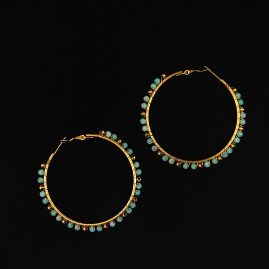 Marian Earrings in Amazonite