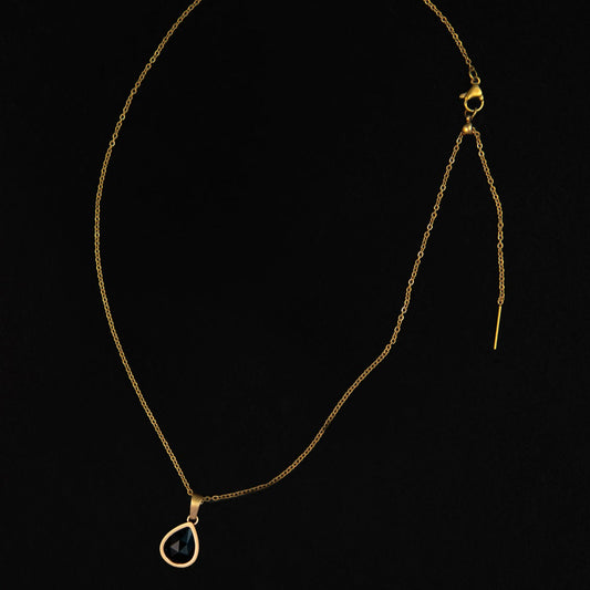 Sarro Necklace in Black Agate