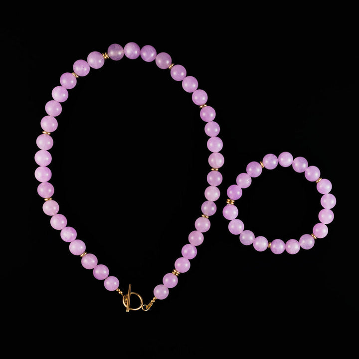 Rally Beaded Bracelet-Lilac
