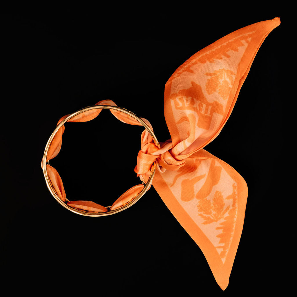 Longhorn Scarf Cuff Bracelet