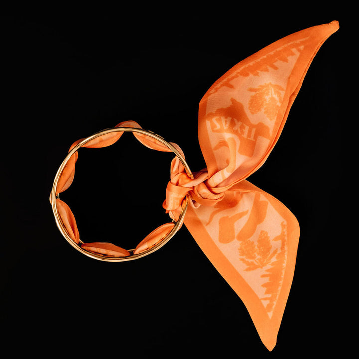 Longhorn Scarf Cuff Bracelet