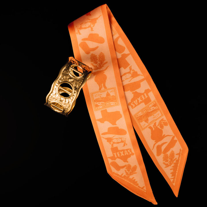 Longhorn Scarf Cuff Bracelet