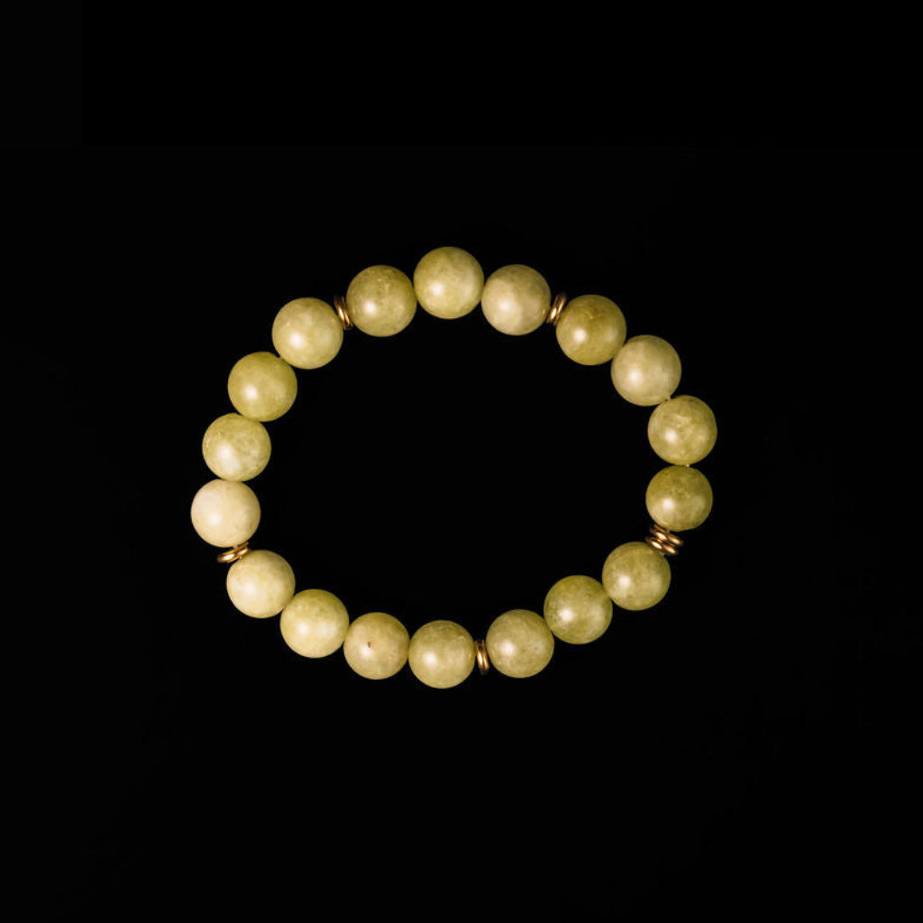 Rally Beaded Bracelet- Citron