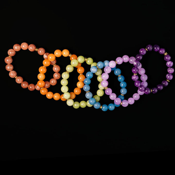 Rally Beaded Bracelet-Lilac