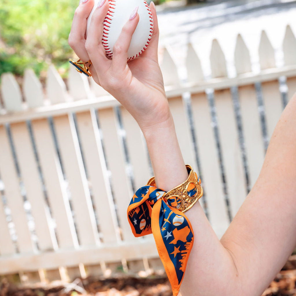 Houston Scarf Cuff Bracelet